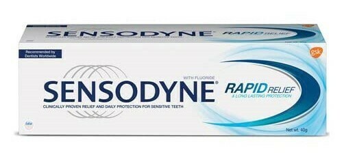 सेंसोडाइन रैपिड रिलीफ टूथपेस्ट (Sensodyne Rapid Relief Toothpaste)