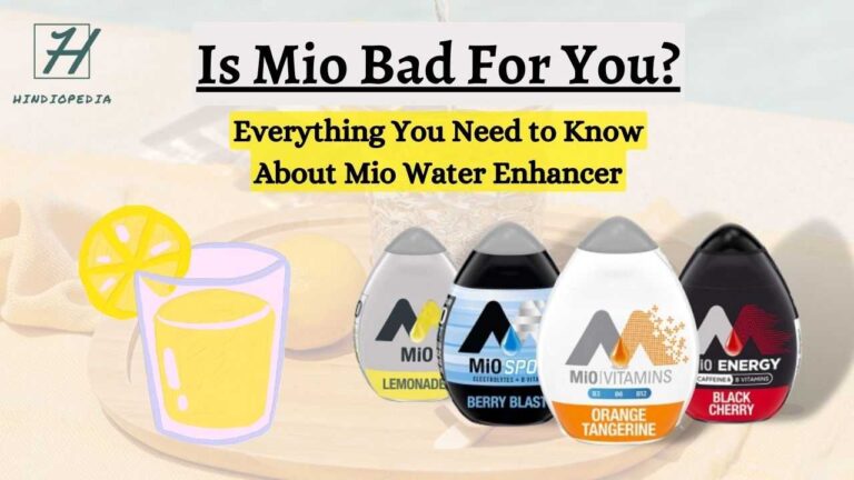 Is Mio Bad For You? Benefits, Risks, and Everything You Need to Know