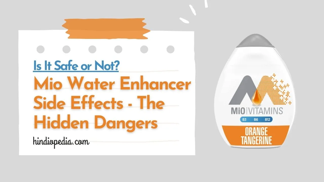 Mio Water Enhancer Side Effects