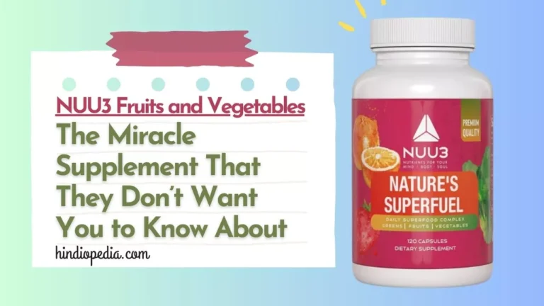 NUU3 Fruits and Vegetables