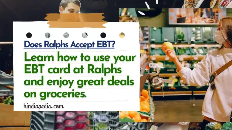 Does Ralphs Accept EBT