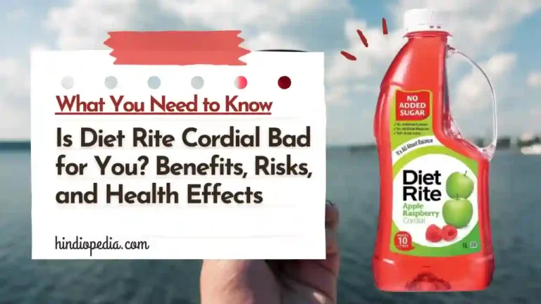 Is Diet Rite Cordial Bad for You